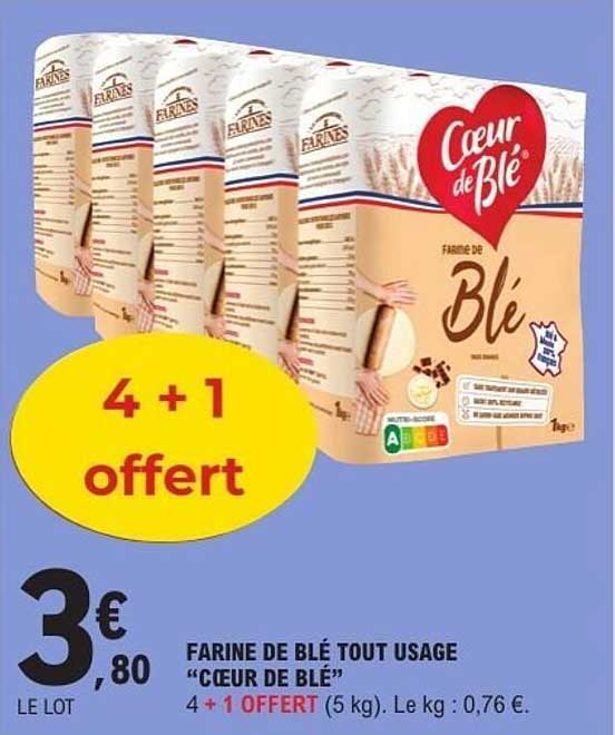 FARINE DE BLÉ TOUT USAGE “CŒUR DE BLÉ”