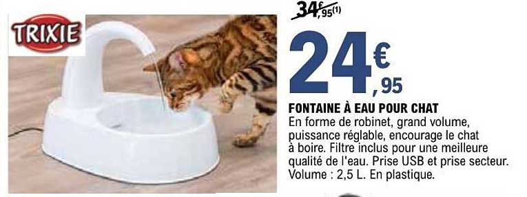 FONTaine À EAU POUR CHAT