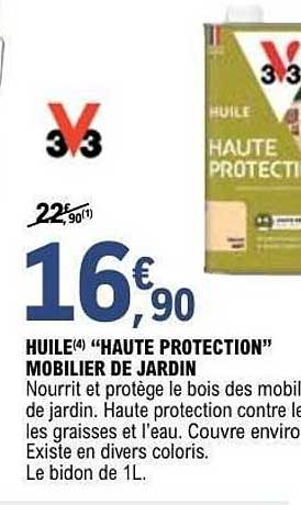HUILE"HAUTE PROTECTION" MOBILIER DE JARDIN