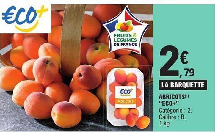 LA BARQUETTE ABRICOTS "ECO+"
