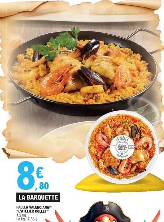 LA BARQUETTE PAËLLA VALENCIANA "L’ATELIER COLLET"