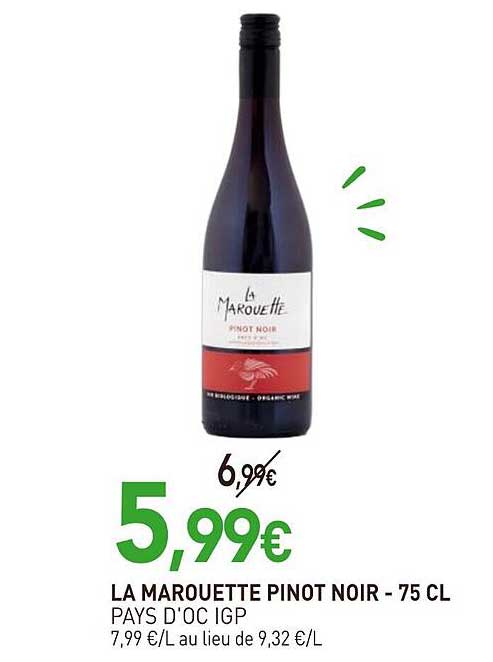 LA MARQUETTE PINOT NOIR - 75 CL