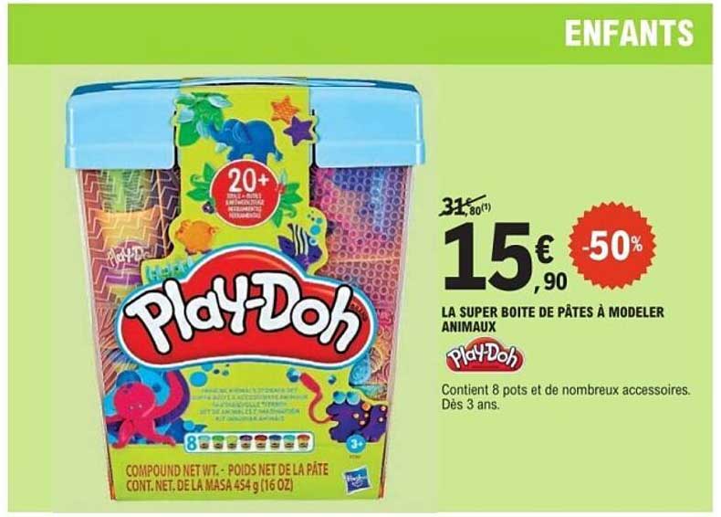 LA SUPER BOITE DE PÂTES À MODELER ANIMAUX