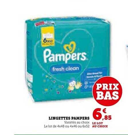 LINGETTES PAMPERS