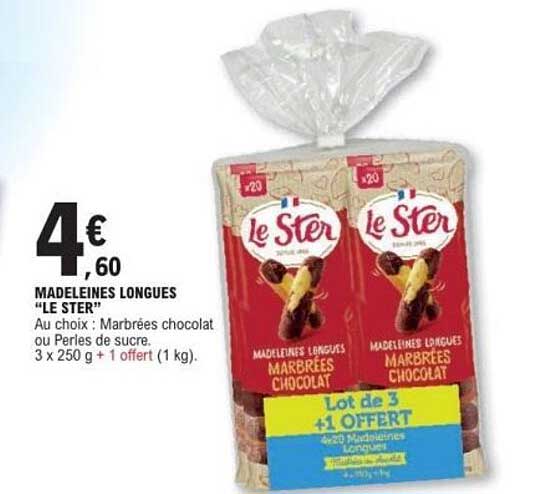 MADELEINES LONGUES "LE STER"