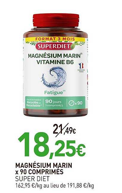 MAGNÉSIUM MARIN x 90 COMPRIMES