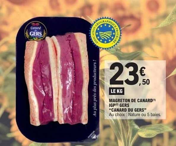 MAGRETON DE CANARD(*) IGP(2) GERS "CANARD DU GERS"