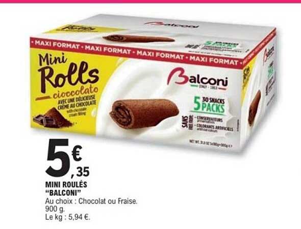 MINI ROLLÉS "BALCONI"