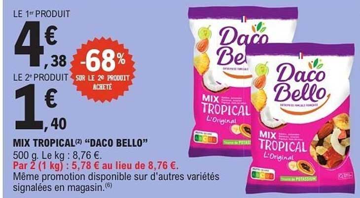MIX TROPICAL "DACO BELLO"