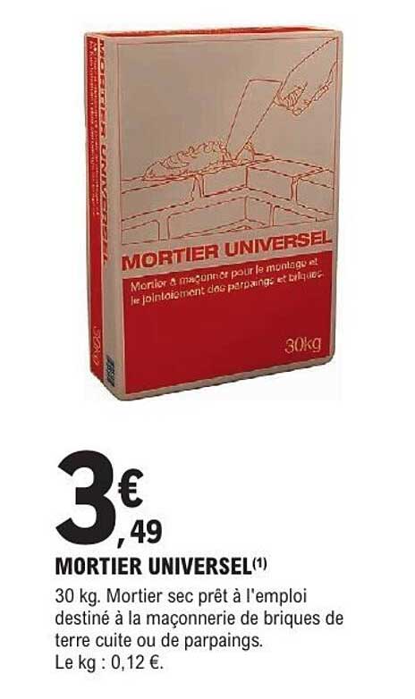 MORTIER UNIVERSSEL