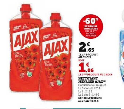NETTOYANT MENAGER AJAX