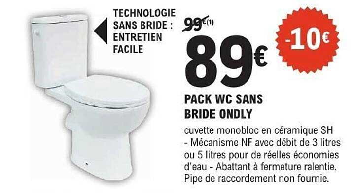 PACK WC SANS BRIDE ONLY