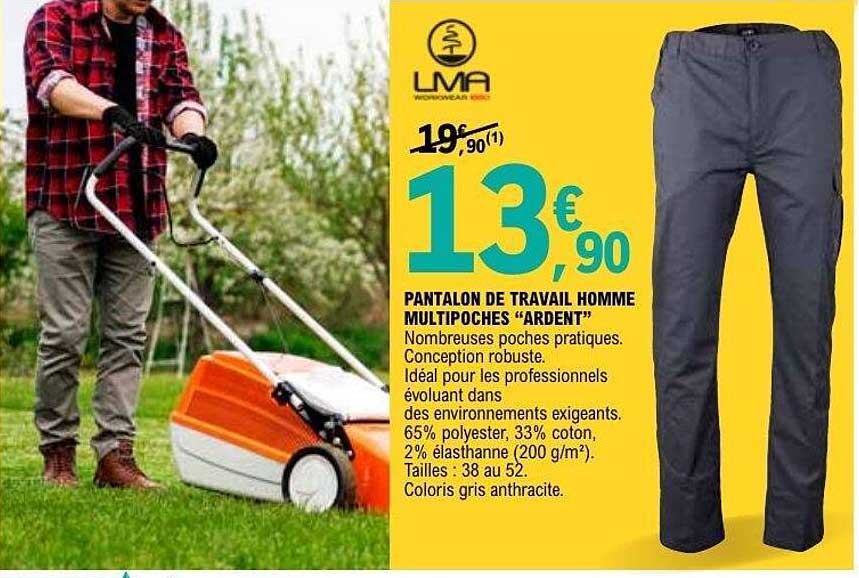 PANTALON DE TRAVAIL HOMME MULTIPROCHES “ARDENT”