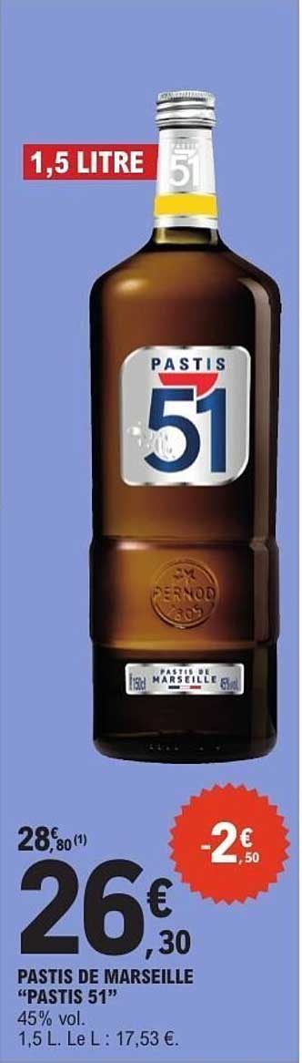 PASTIS DE MARSEILLE “PASTIS 51”