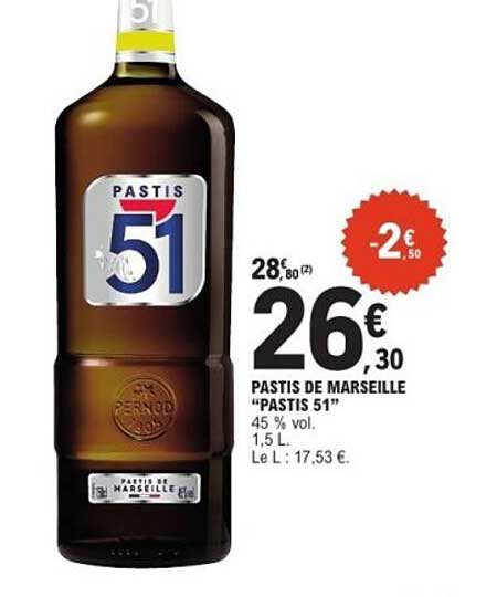 PASTIS DE MARSEILLE "PASTIS 51"