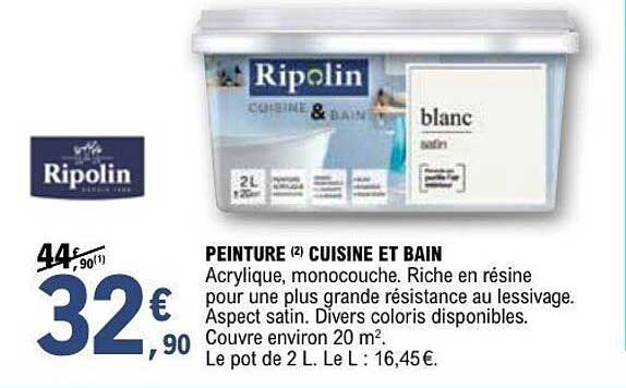 PEINTURE (2) CUISINE ET BAIN