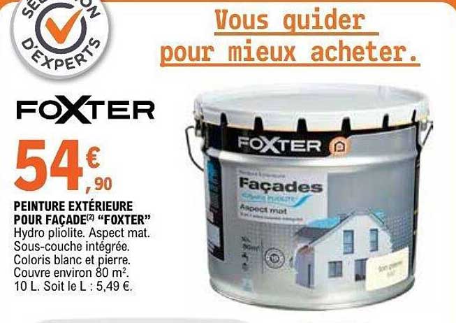 PEINTURE EXTÉRIEURE POUR FAÇADE® "FOXTER"