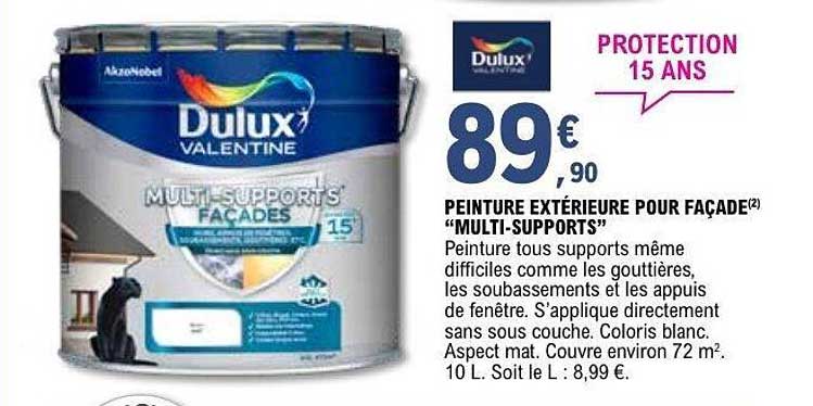 PEINTURE EXTÉRIEURE POUR FAÇADE “MULTI-SUPPORTS”