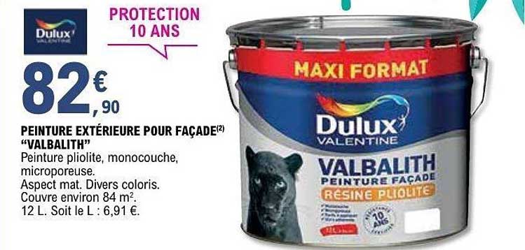 PEINTURE EXTÉRIEURE POUR FAÇADE "VALBALITH"