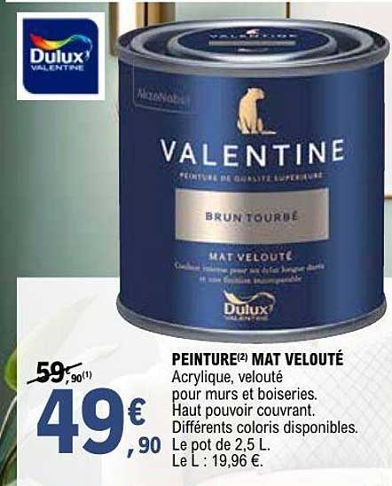 PEINTURE(2) MAT VELOUTÉ