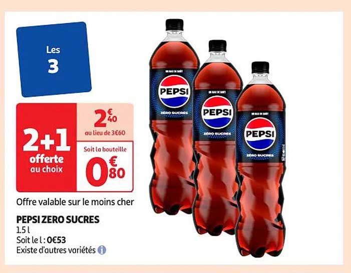 PEPSI ZERO SUCRES