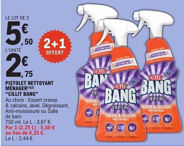 PISTOLET NETTOYANT MENAGER CILLIT BANG