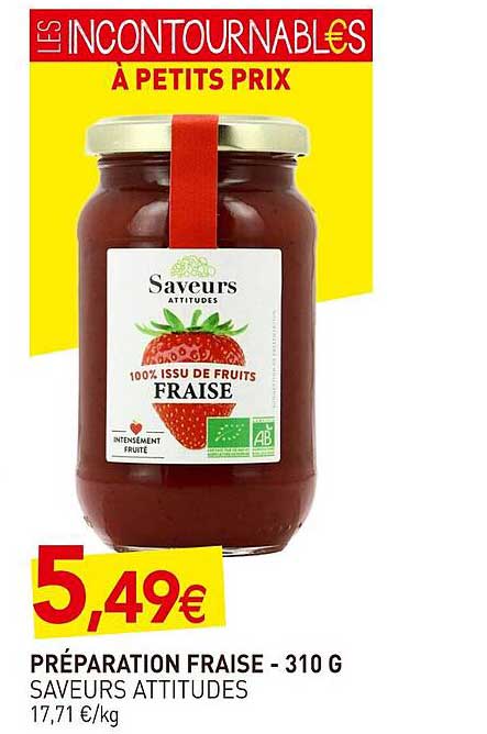 PRÉPARATION FRAISE - 310 G