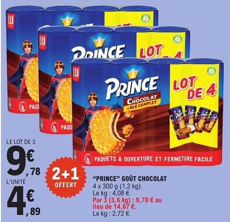 "PRINCE" GOÛT CHOCOLAT