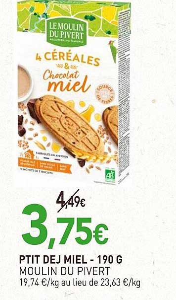 PTIT DEJ MIEL - 190 G