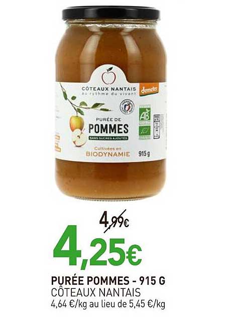 PURÉE POMMES - 915 G