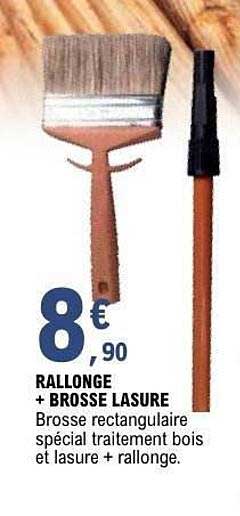 RALLONGE + BROSSE LASURE