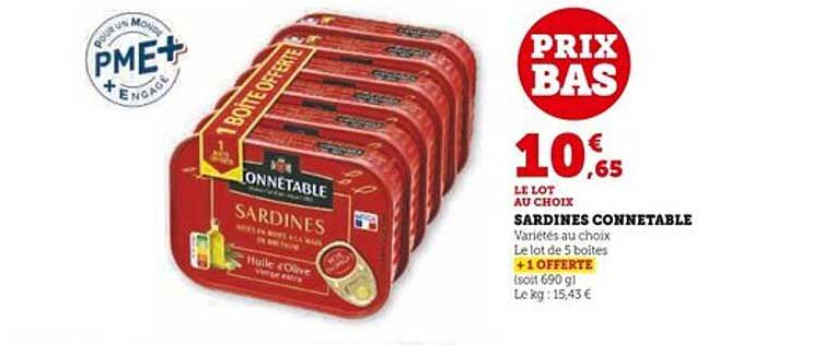 SARDINES CONNETTABLE