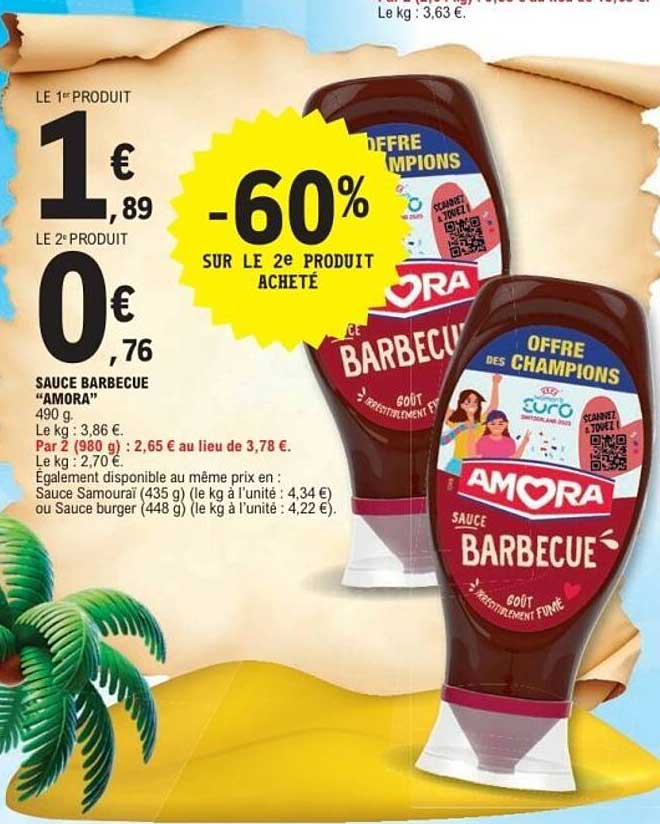 SAUCE BARBECUE "AMORA"
