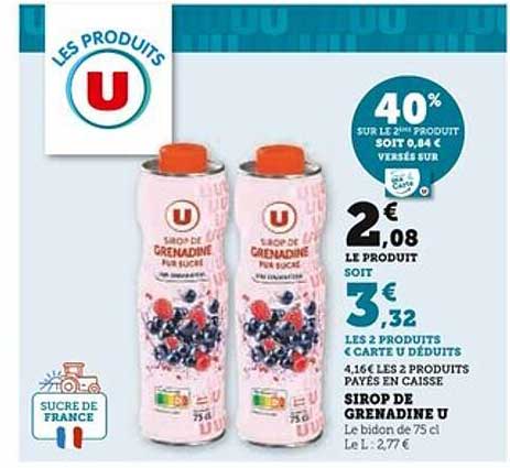 Sirop de Grenadine U