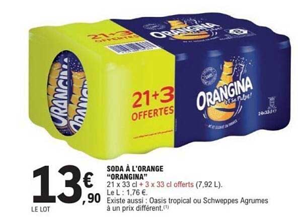 SODA À L’ORANGE “ORANGINA”