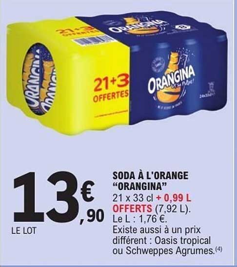 SODA À L'ORANGE "ORANGINA"