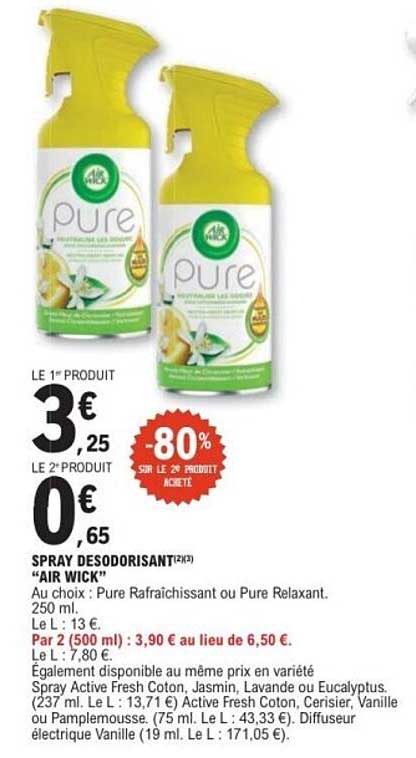 SPRAY DESODORISANT "AIR WICK"