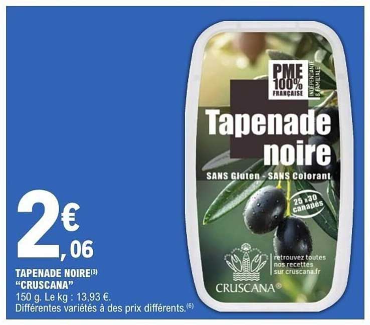 TAPENADE NOIRES "CRUSCANA"