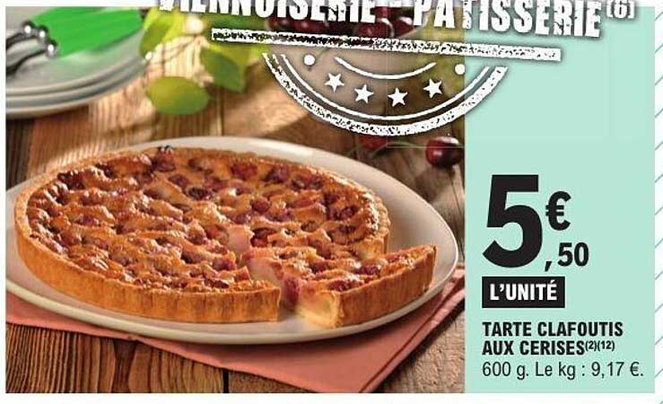 TARTE CLAFOUTIS AUX CERISES