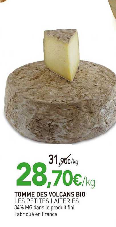 TOMME DES VOLCANS BIO