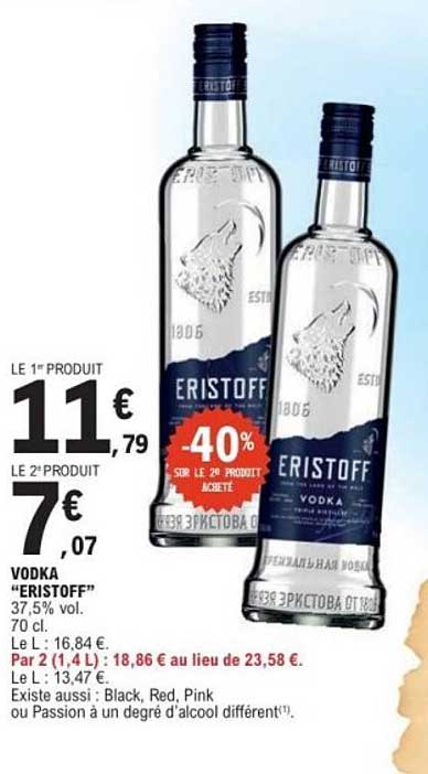 VODKA "ERISTOFF"