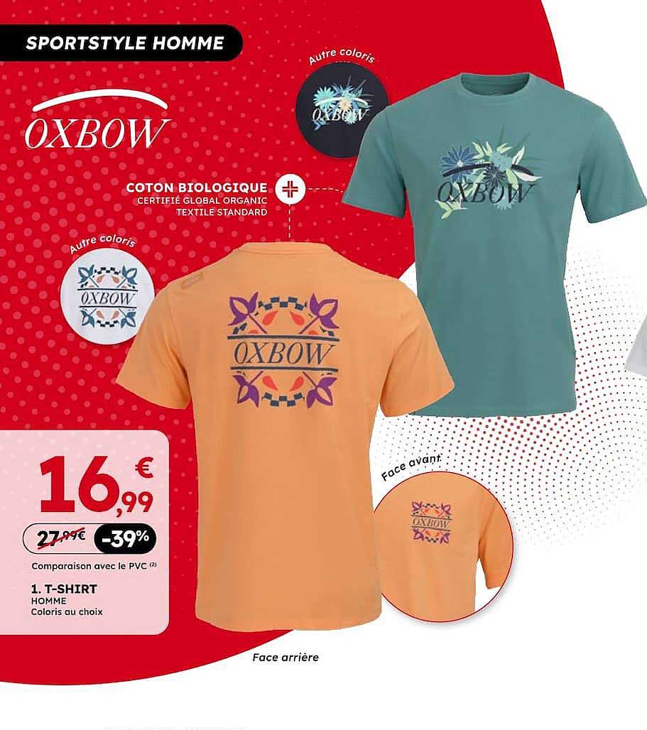 1. T-SHIRT HOMME Coloris au choix