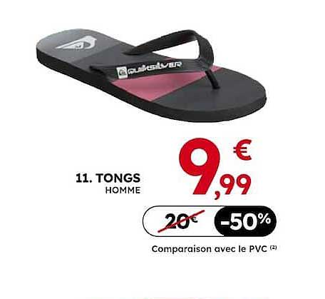 11. TONGS HOMME