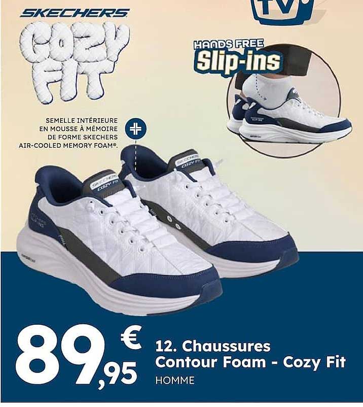 12. Chaussures Contour Foam - Cozy Fit