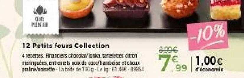 12 Petits fours Collection