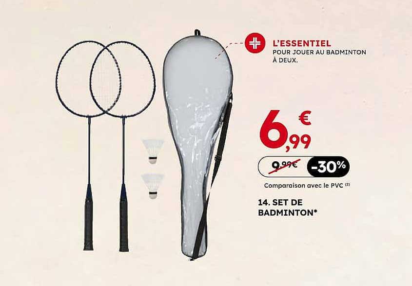14. SET DE BADMINTON*