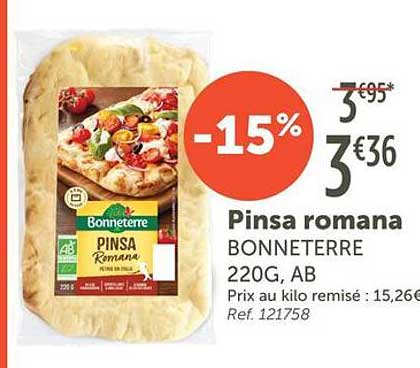 -15% Pinsa romana BONNETERRE 220G, AB