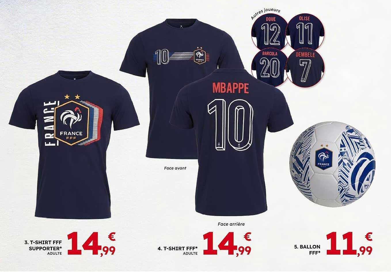 3. T-SHIRT FFF SUPPORTER* ADULTE