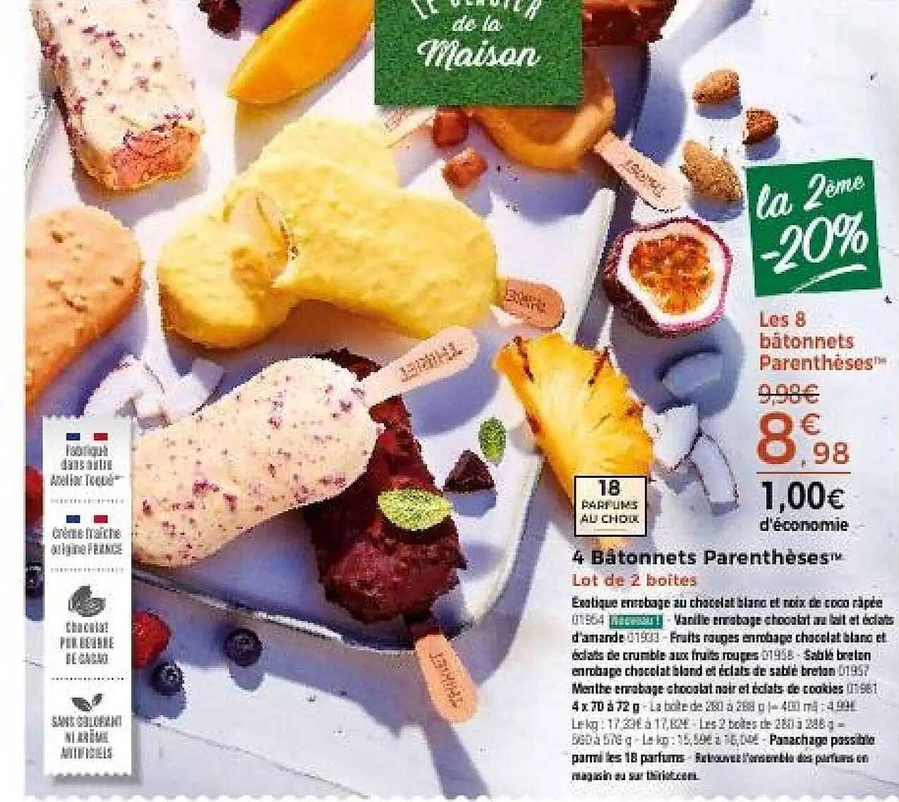 4 Bâtonnets Parenthèses™