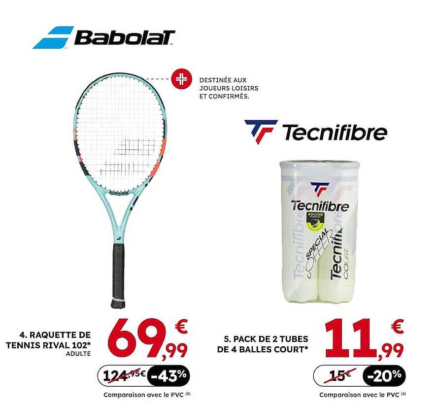 4. RAQUETTE DE TENNIS RIVAL 102* ADULTE